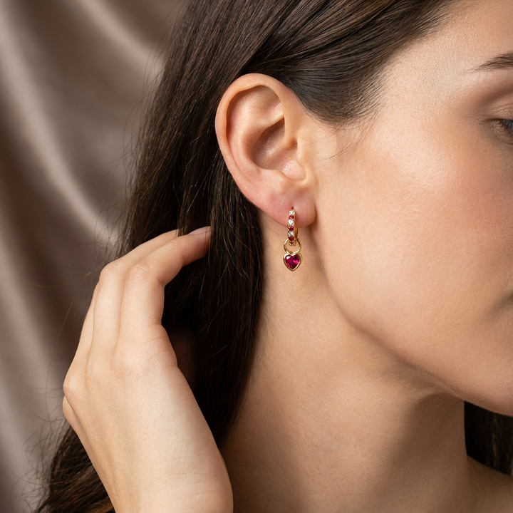 Seraphine Heart Earrings