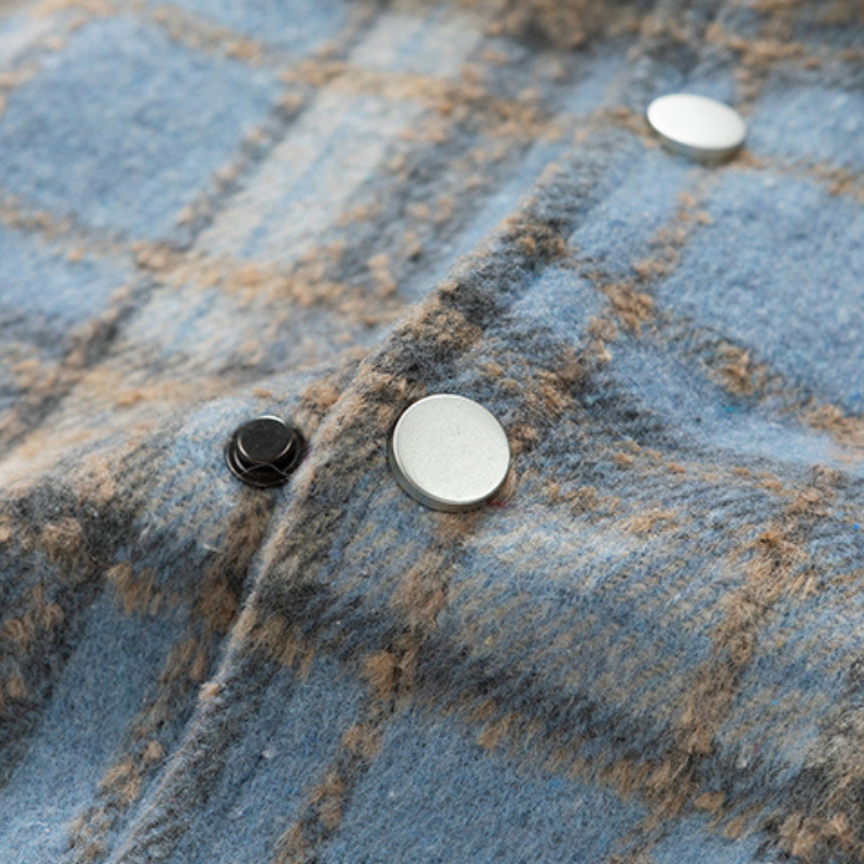 Classic Plaid Cashmere Jacket