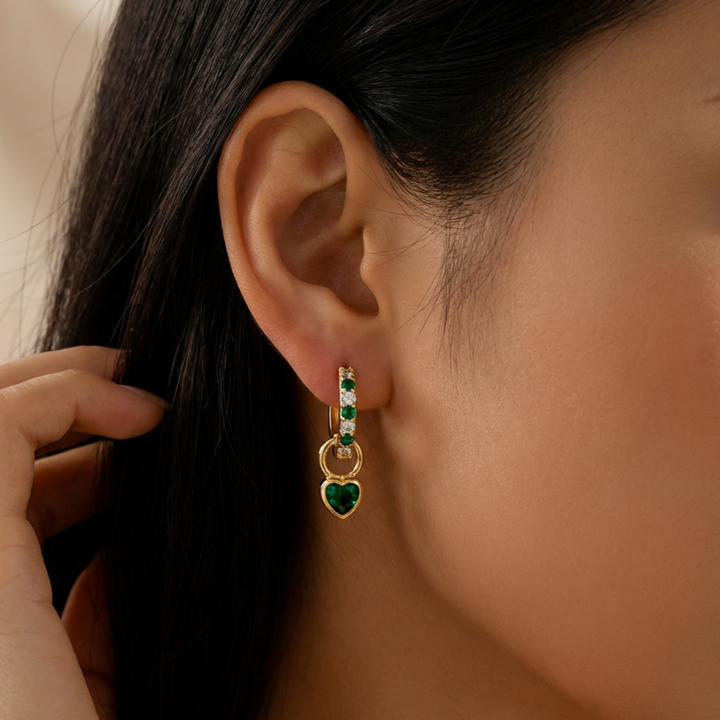 Seraphine Heart Earrings