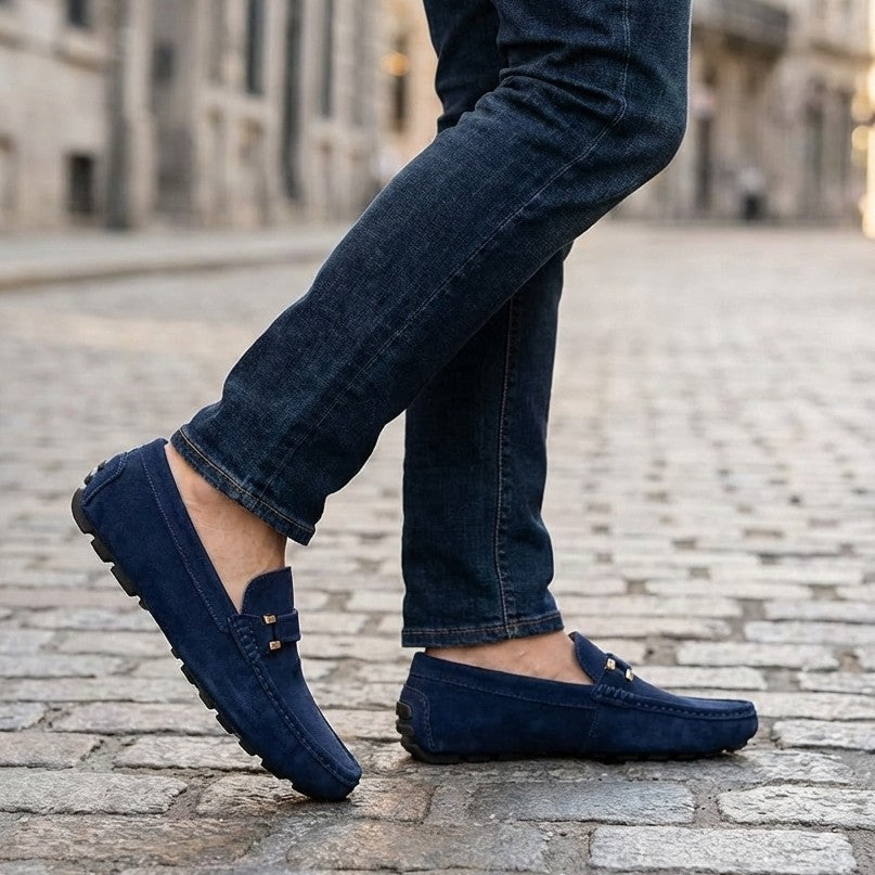 Giovanni Suede Loafers