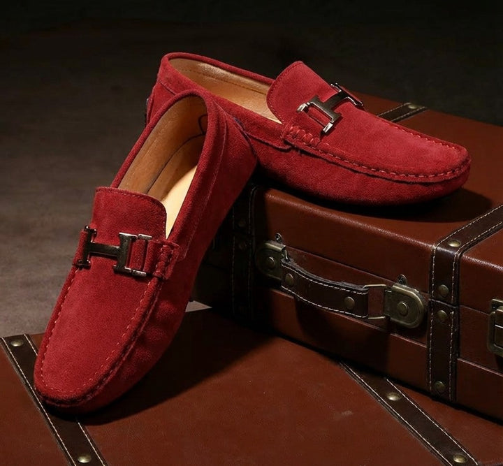 Giovanni Suede Loafers