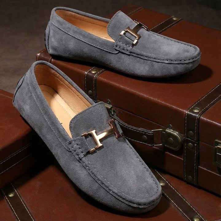 Giovanni Suede Loafers