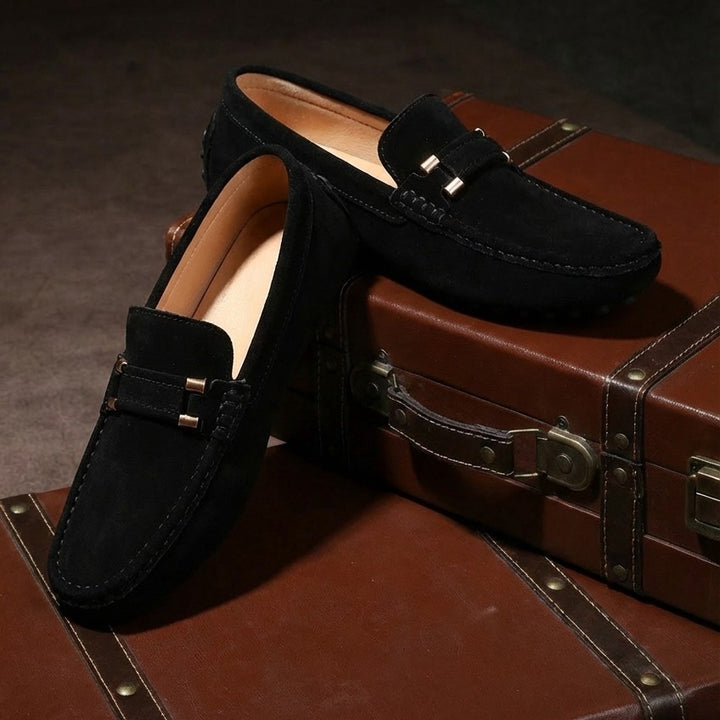 Giovanni Suede Loafers