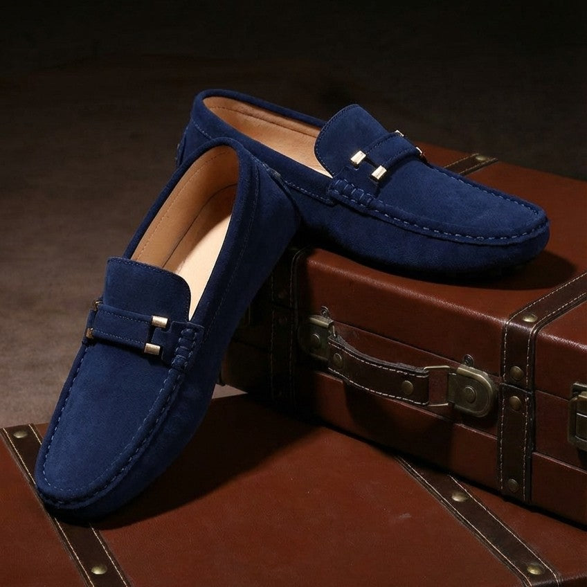Giovanni Suede Loafers
