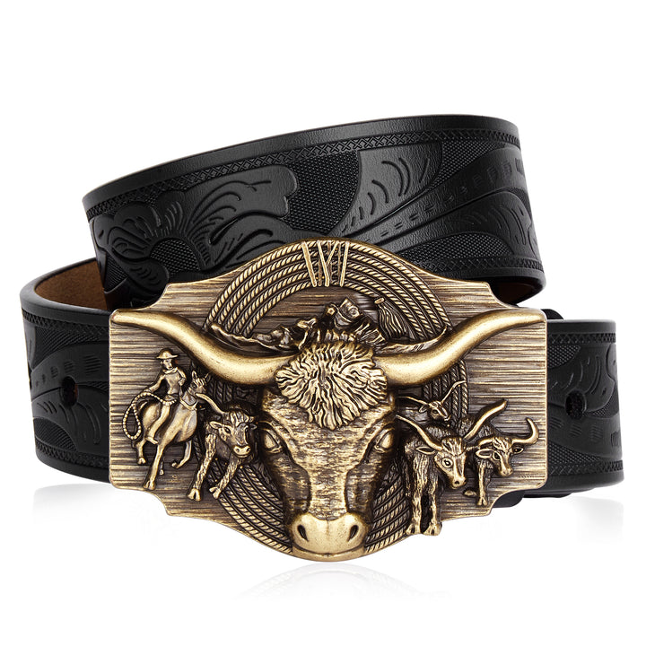 Rancher Cow Head Belt