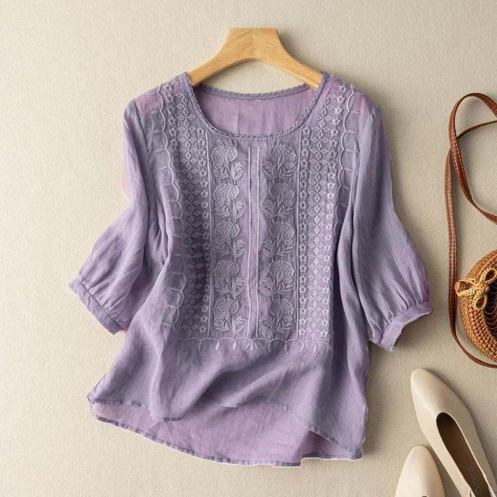 Élira Linen Blouse
