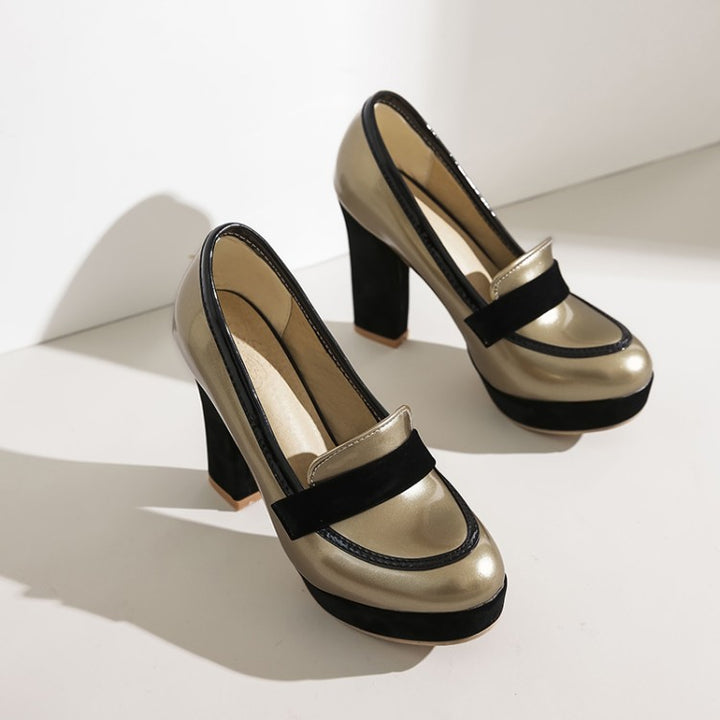 Sienna Square Heel Loafers