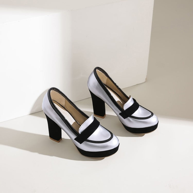 Sienna Square Heel Loafers