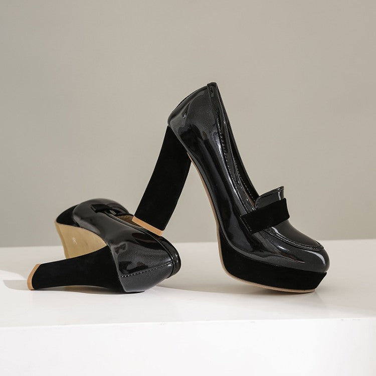 Sienna Square Heel Loafers