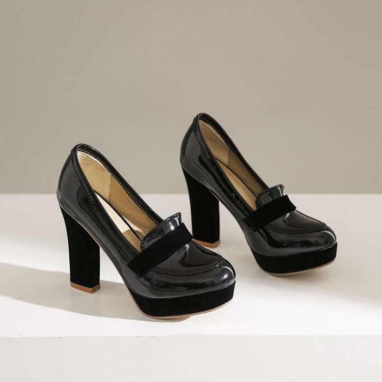 Sienna Square Heel Loafers