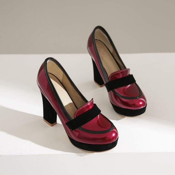 Sienna Square Heel Loafers