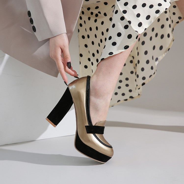 Sienna Square Heel Loafers