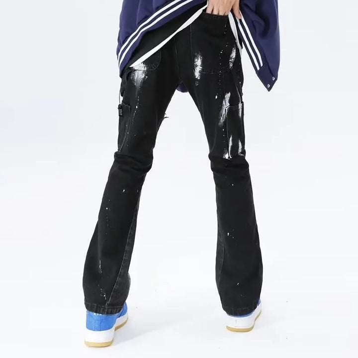 Patchwork Denim Jeans