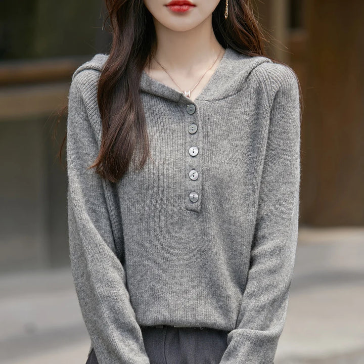 Lucia Buttoned Cashmere