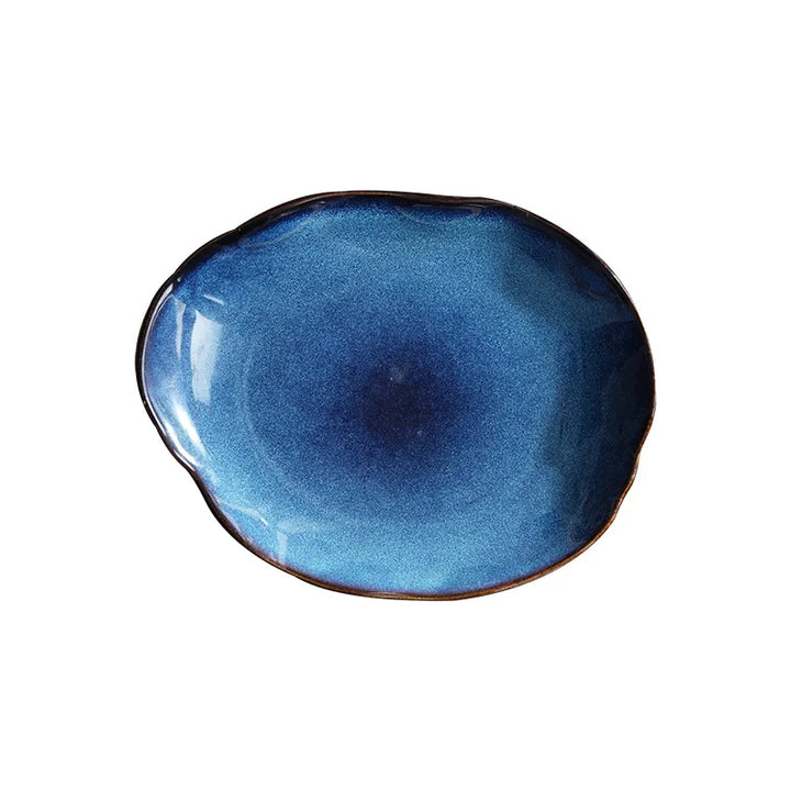 Ocean Blue Plate Set