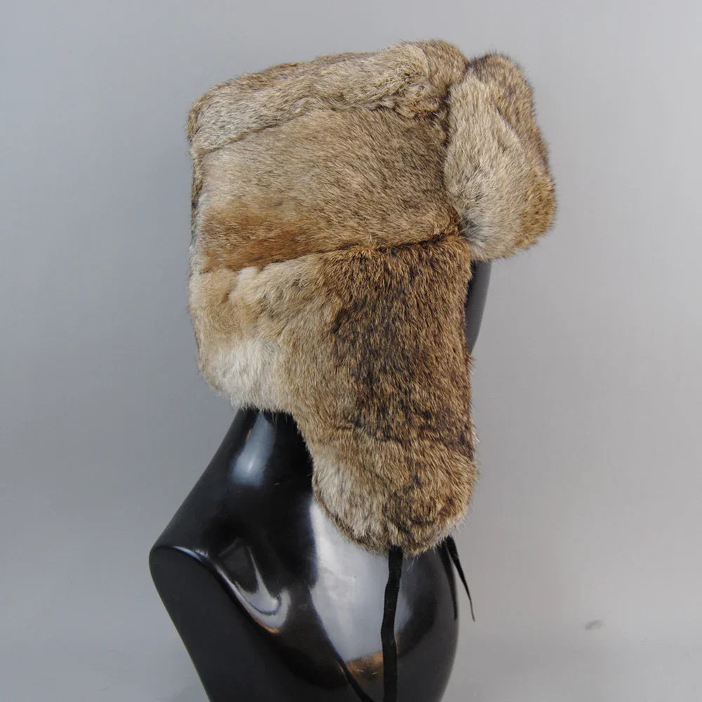 Valland Genuine Rabbit Fur Hat