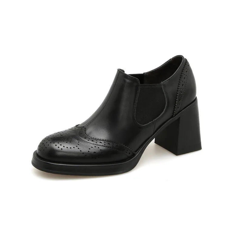 Milan Genuine Leather Heels