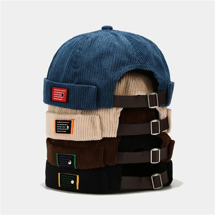 Cord Brimless Cap