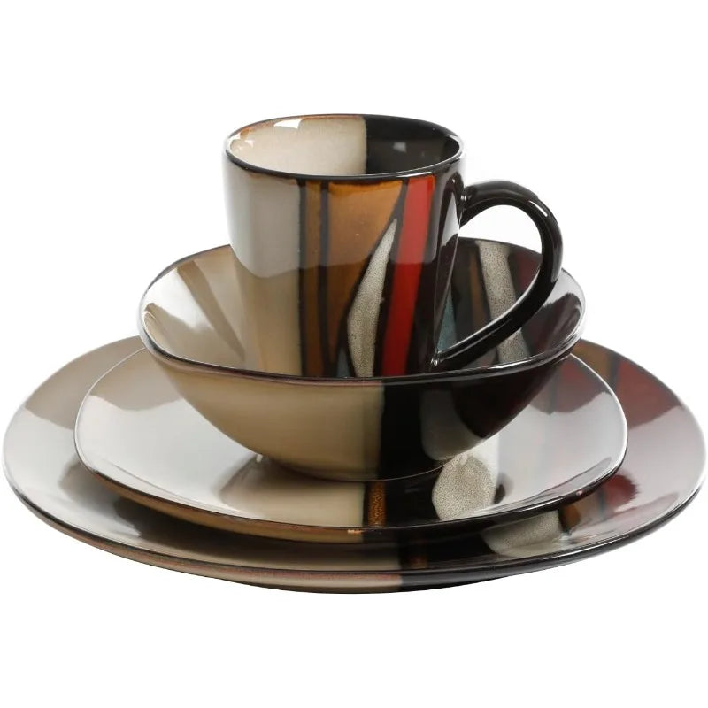 Novo 16-piece dinnerware set