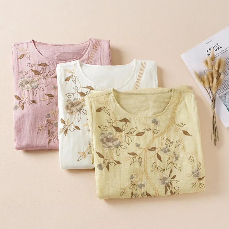 Lunaria Linen Dress