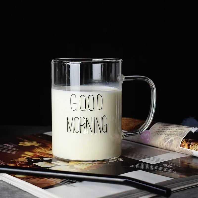 Good Morning Glass Mug
