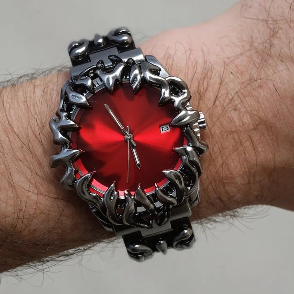flame Steel Watch