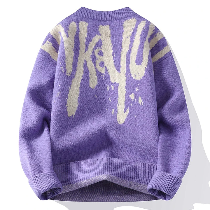 Graphic Stitch Sweater