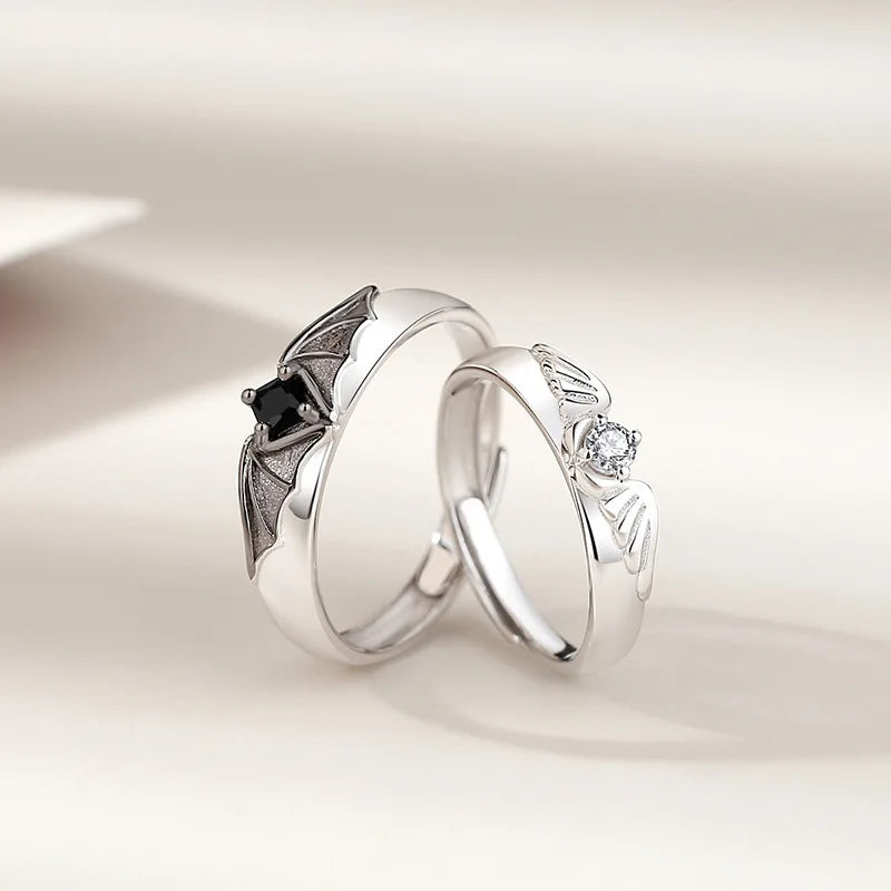 Angel vs Demon Ring Set