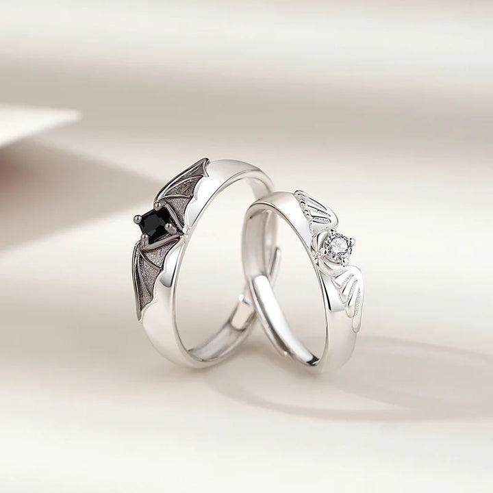 Angel vs Demon Ring Set