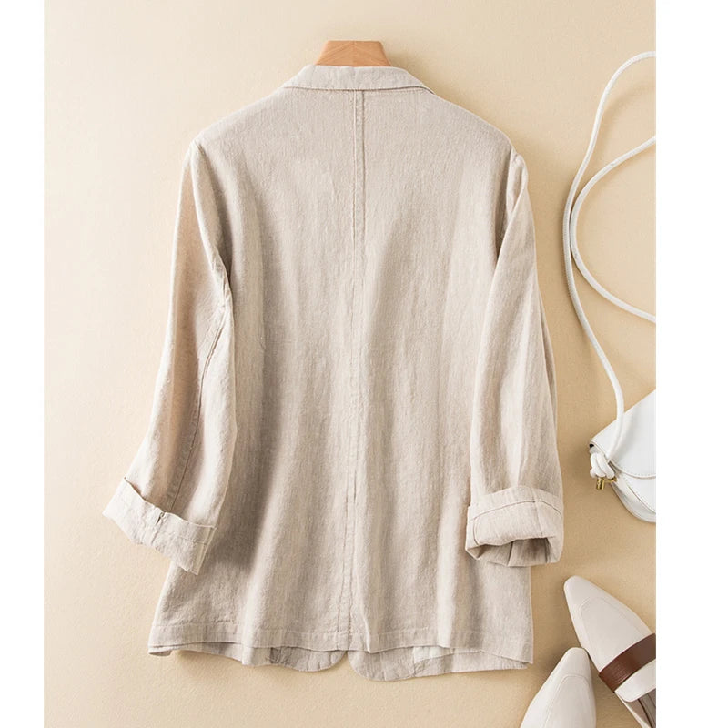 Viara™ Linen Blazer