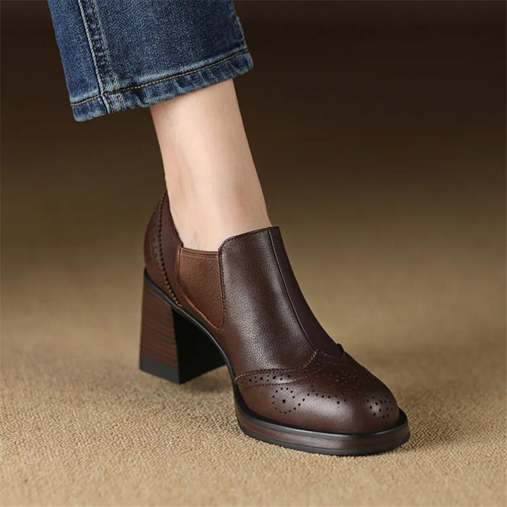 Milan Genuine Leather Heels