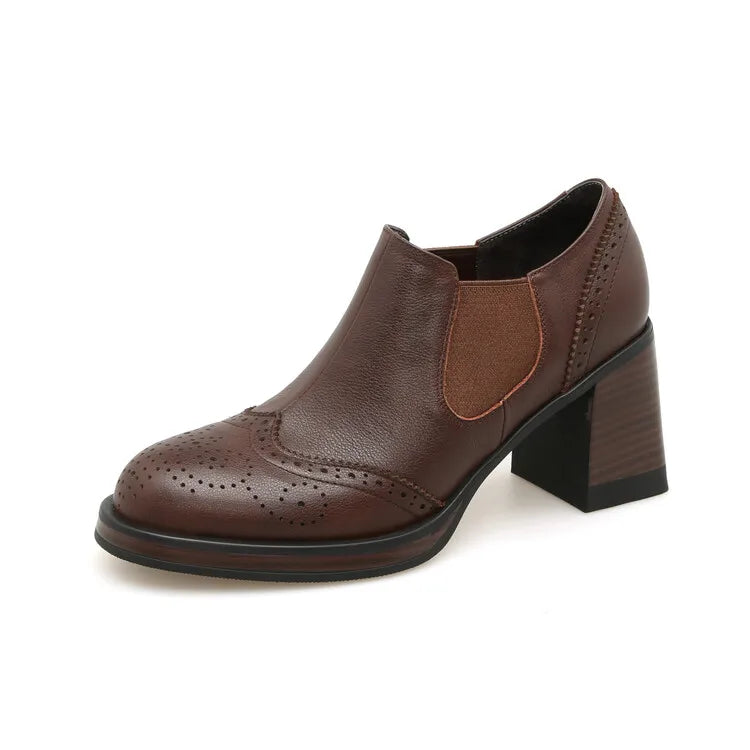 Milan Genuine Leather Heels