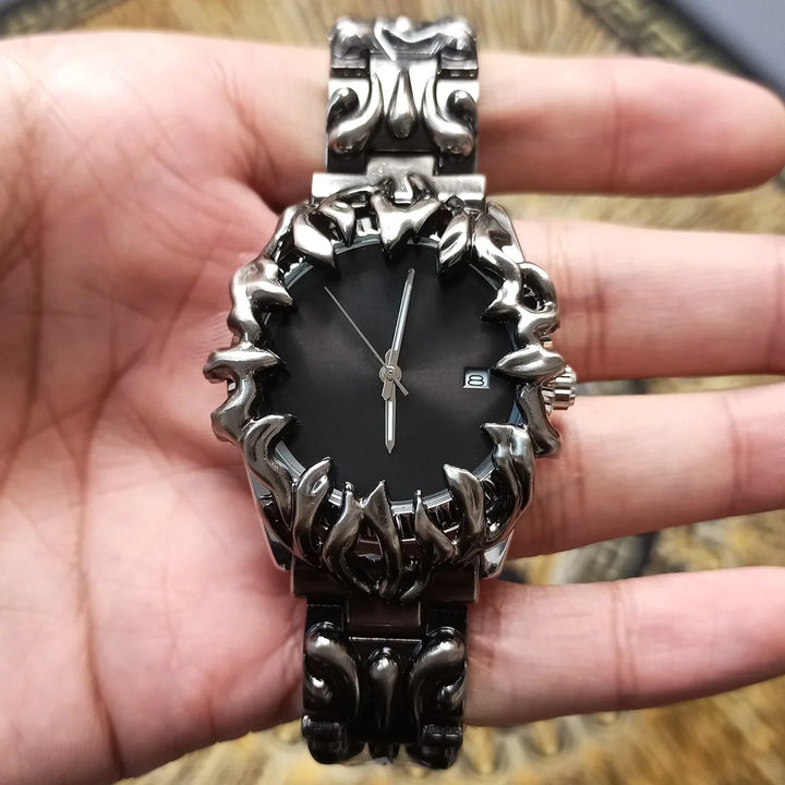 flame Steel Watch