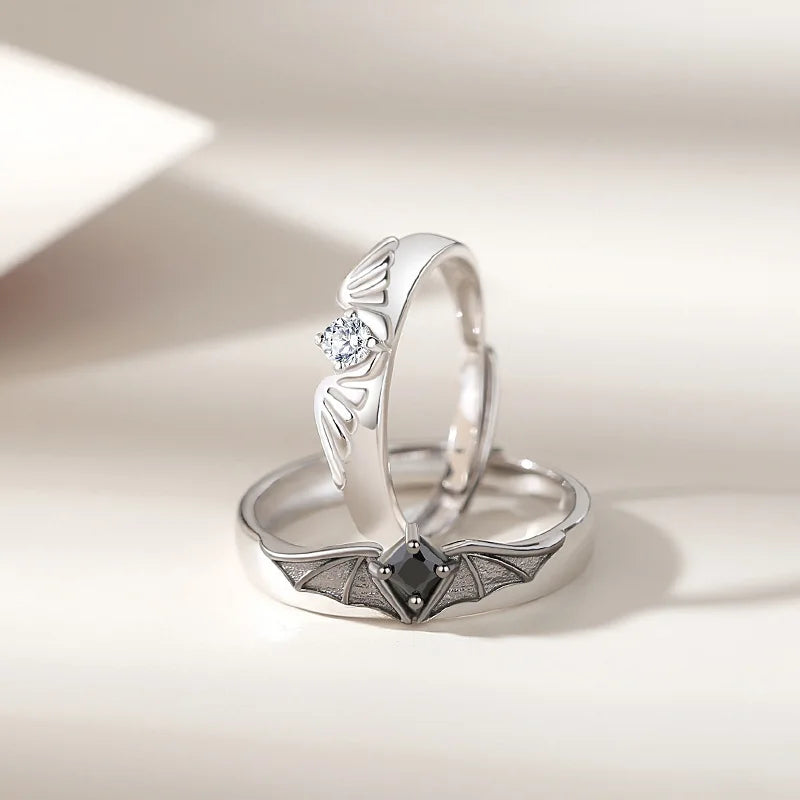 Angel vs Demon Ring Set