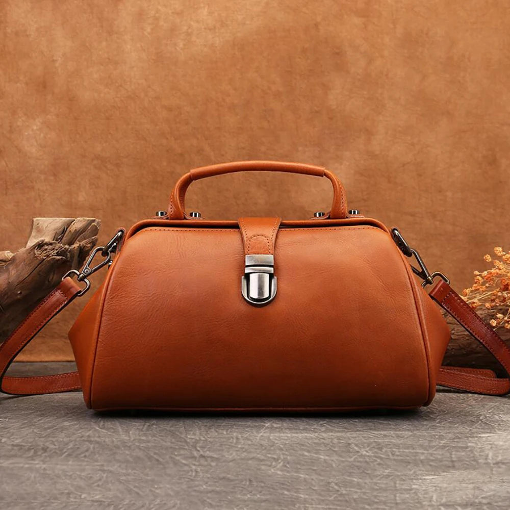 Amelie Genuine Leather Handbag