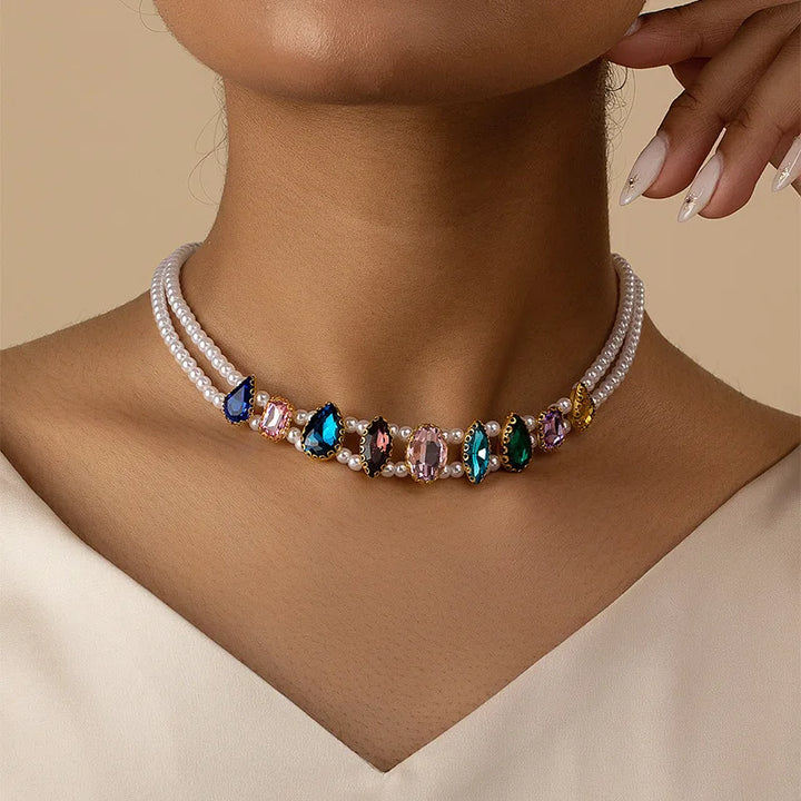 Lustre Gem Choker