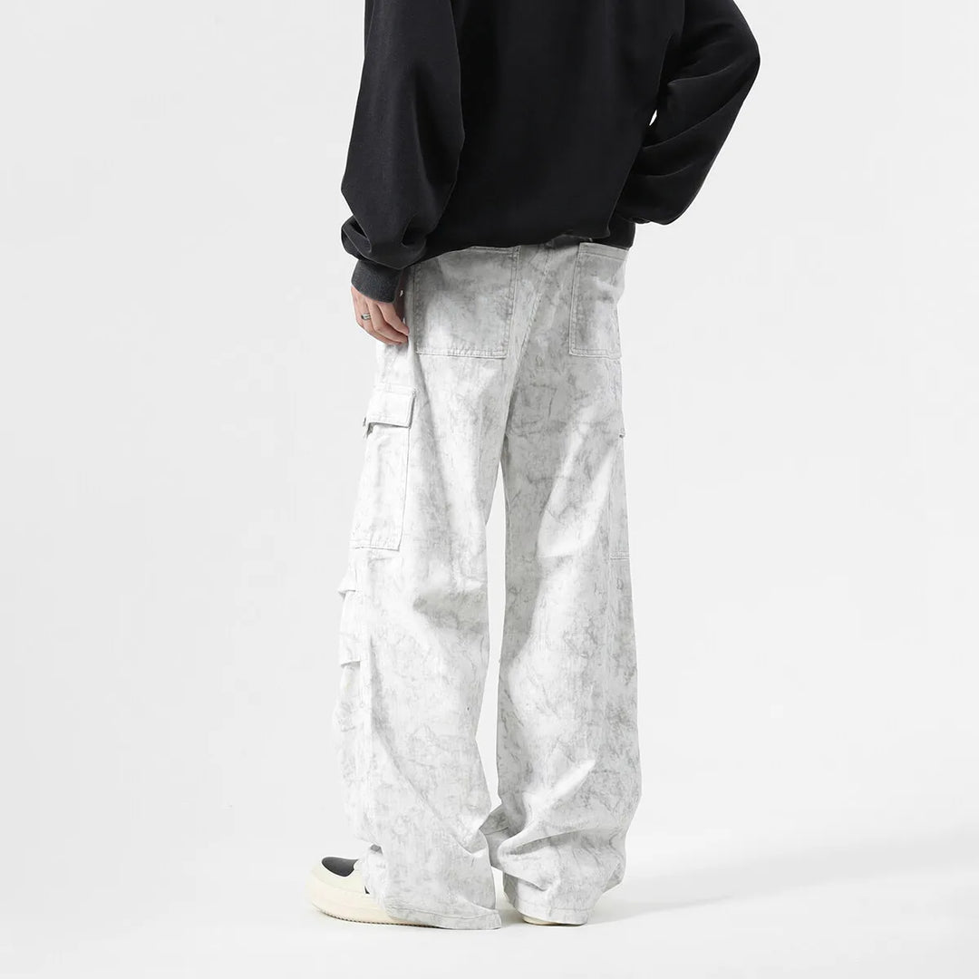 Denim Cargo Pants