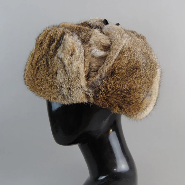 Valland Genuine Rabbit Fur Hat