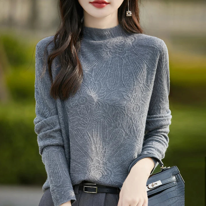 Floral Cashmere Sweater