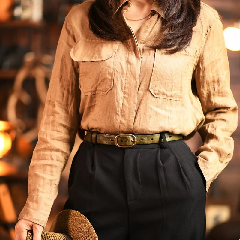 Sara Genuine Leather Belt