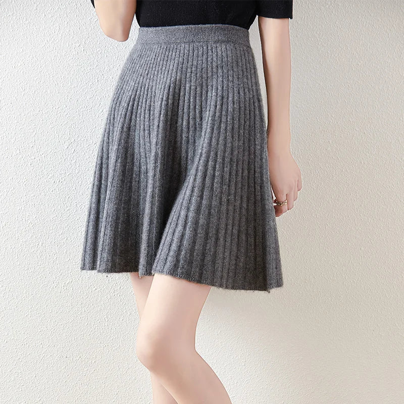 Pure Merino Wool Skirt