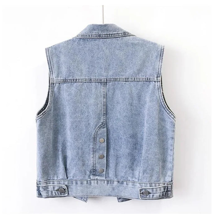 Noir Denim Vest