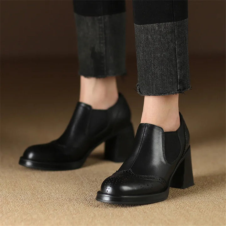 Milan Genuine Leather Heels