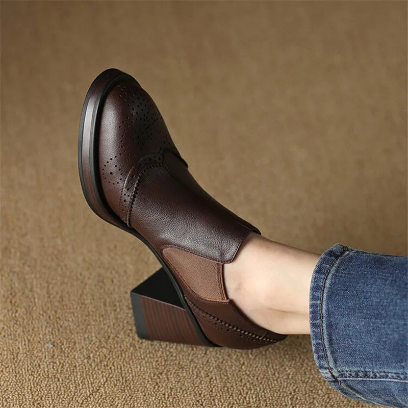 Milan Genuine Leather Heels