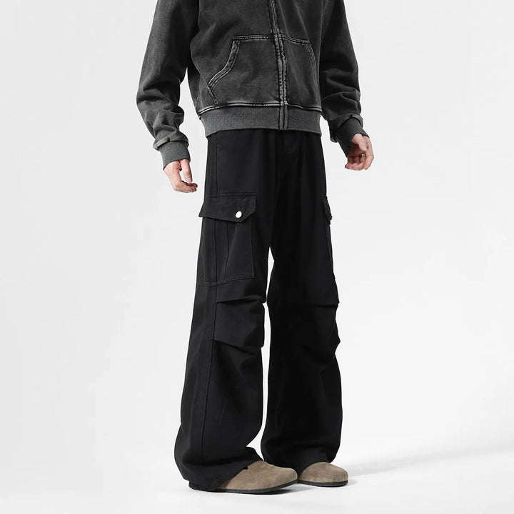 Denim Cargo Pants