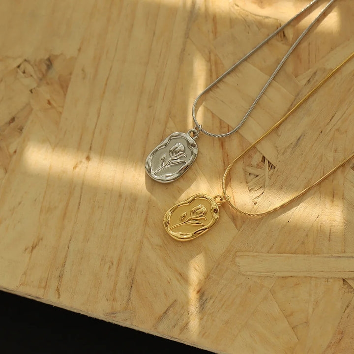 Flora Medallion Necklace
