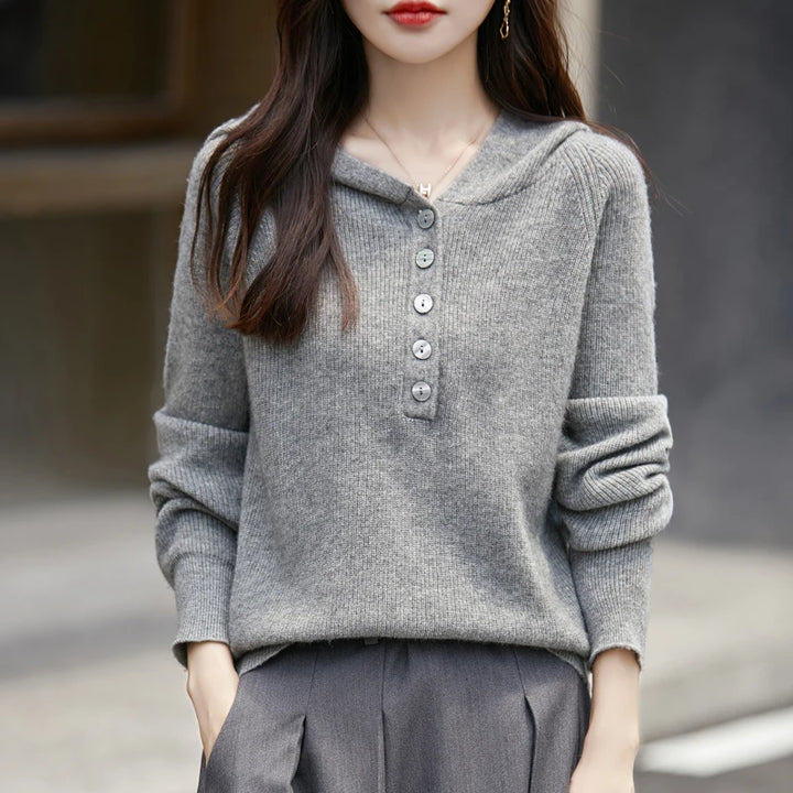 Lucia Buttoned Cashmere