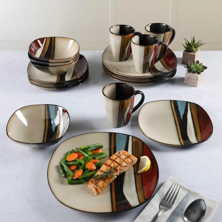 Novo 16-piece dinnerware set