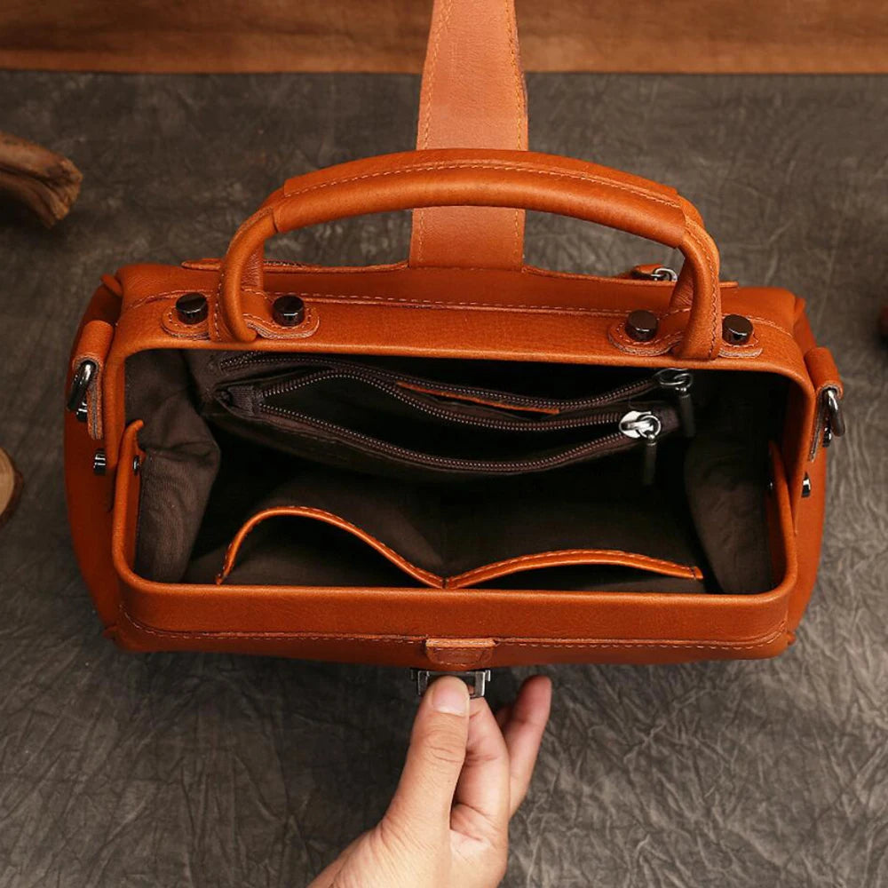 Amelie Genuine Leather Handbag