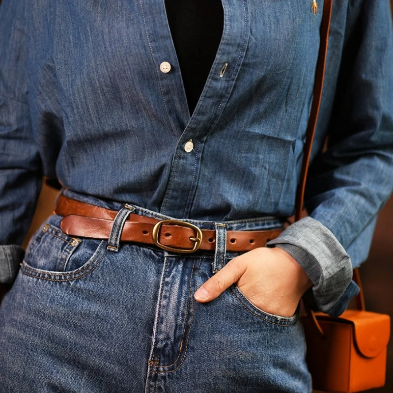 Sara Genuine Leather Belt